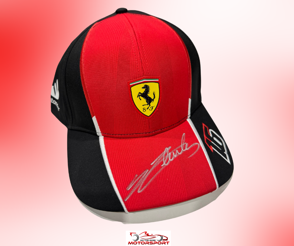 Charles Leclerc Signed 2023 CL16 Ferrari Cap
