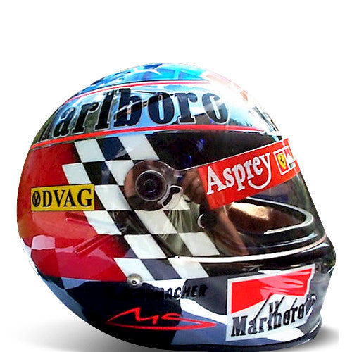 1998 Japan Chrome Schumacher Replica Helmet