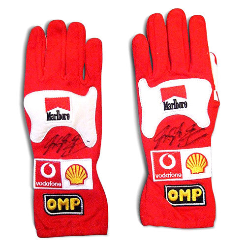 schumacher handschuhe Michael Schumacher Used / Signed Gloves