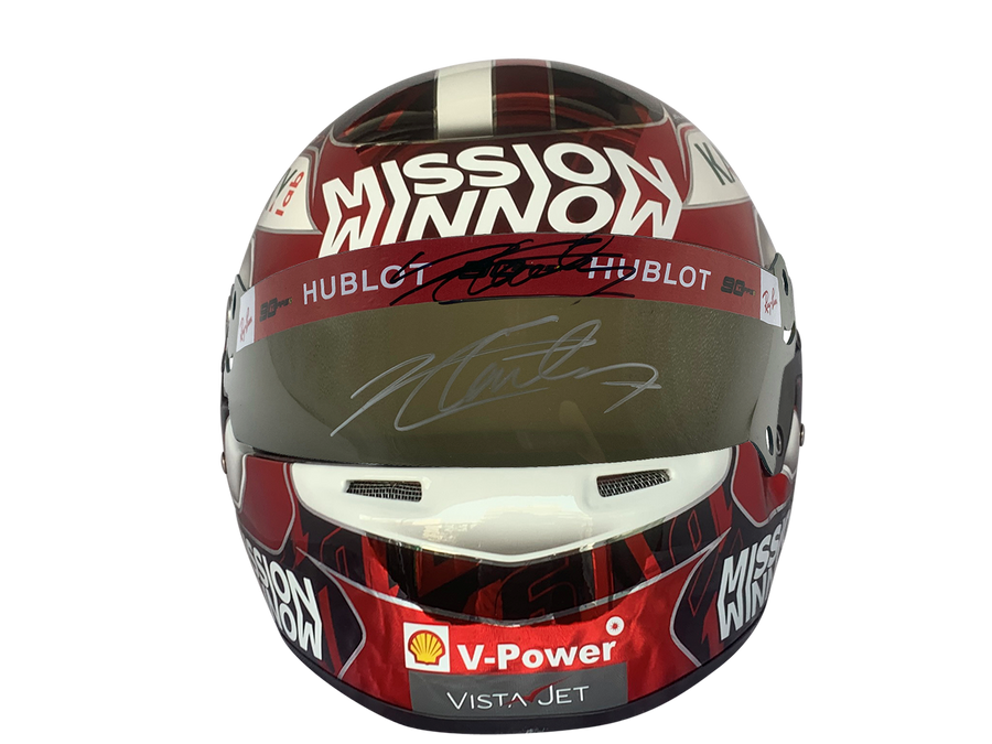 Casque 1/2 Charles Leclerc Ferrari F1, Première Victoire Spa 2019, échelle 1:2, Neuf