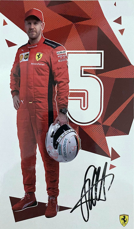 0 Ferrari F1ドライバーズ | Vettel Signed F1ドライバーの