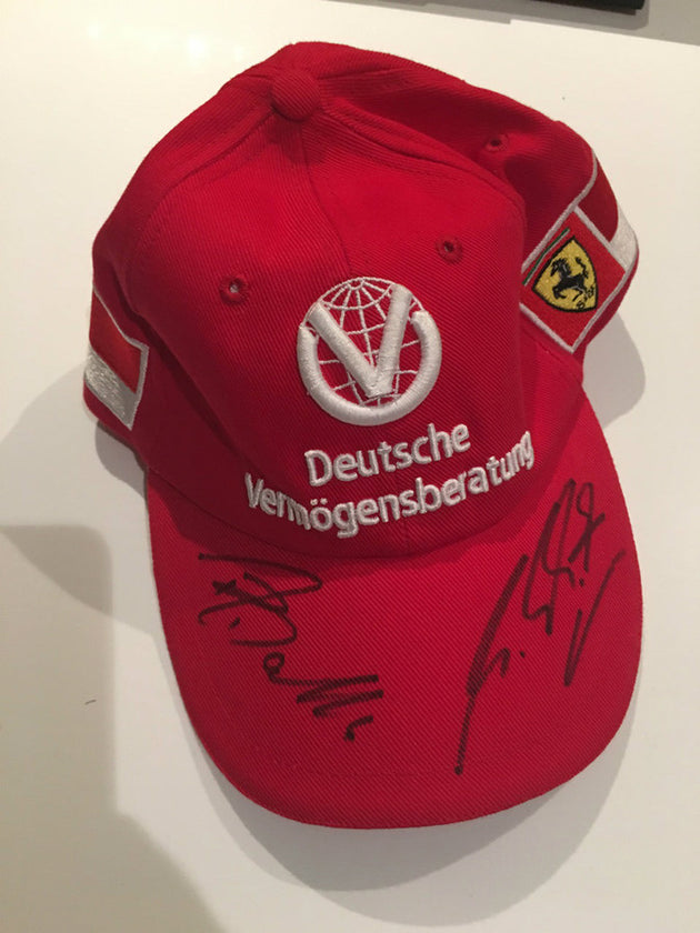 Michael Schumacher Year 2000 personal cap signed