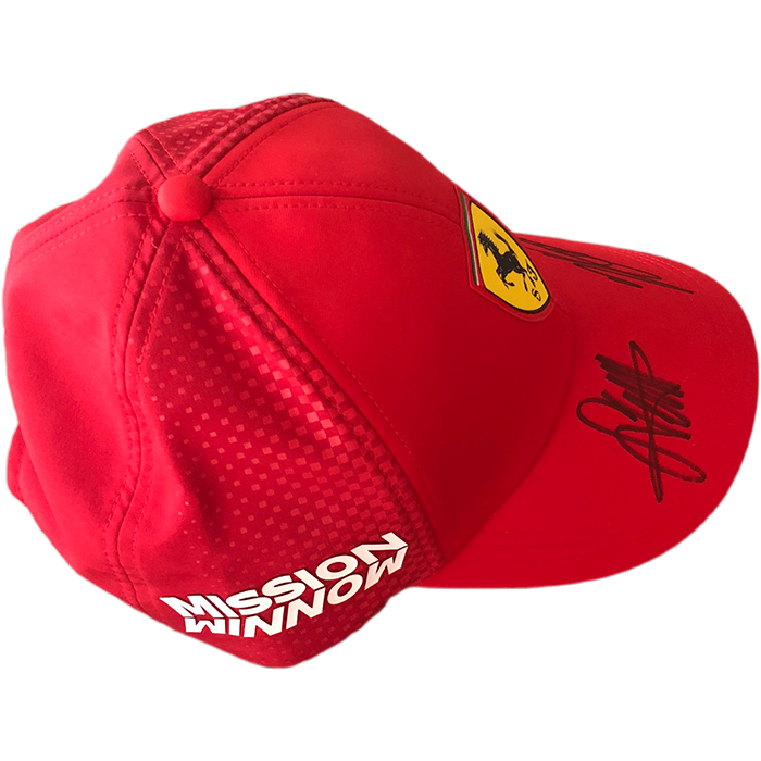 Sebastian Vettel and Charles Leclerc Ferrari Signed 2019 Team Issue